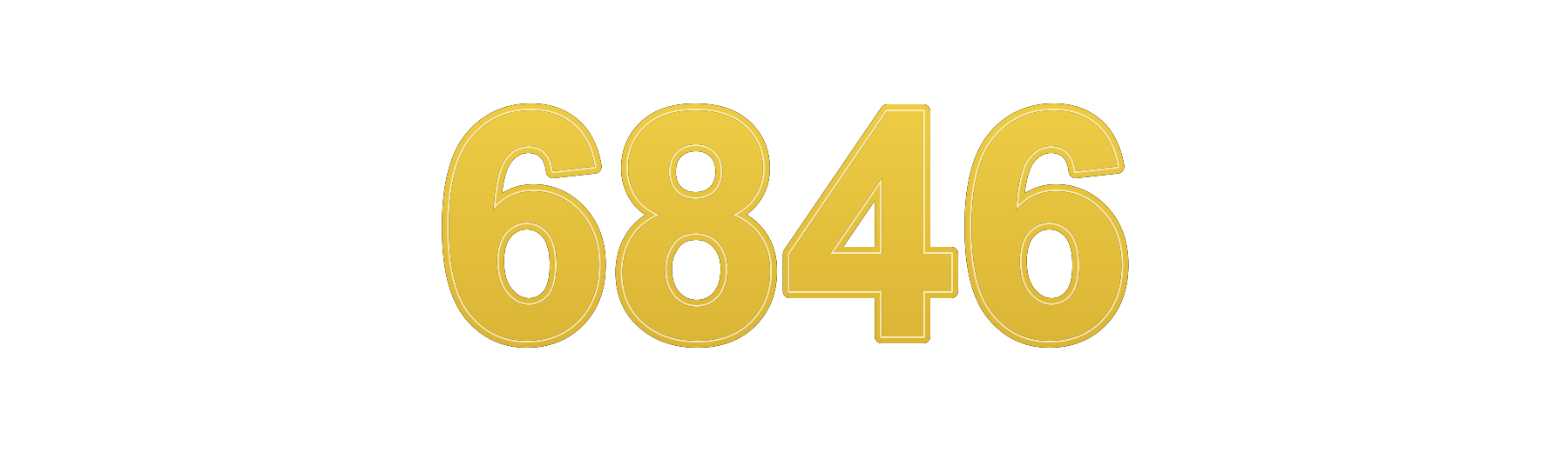 6846